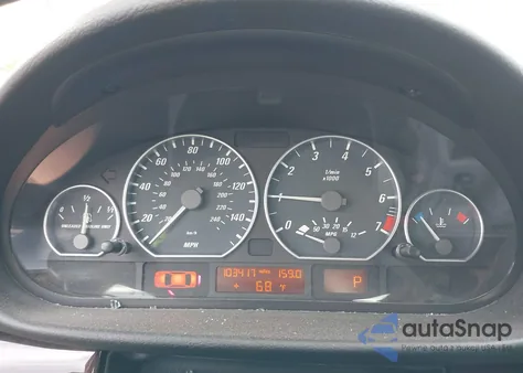 2003 BMW 330 from USA, damaged, VIN WBABS53423JU99409